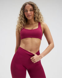 Elevate™ Sculpting Medium Impact Multiway Bra | Cherry Berry