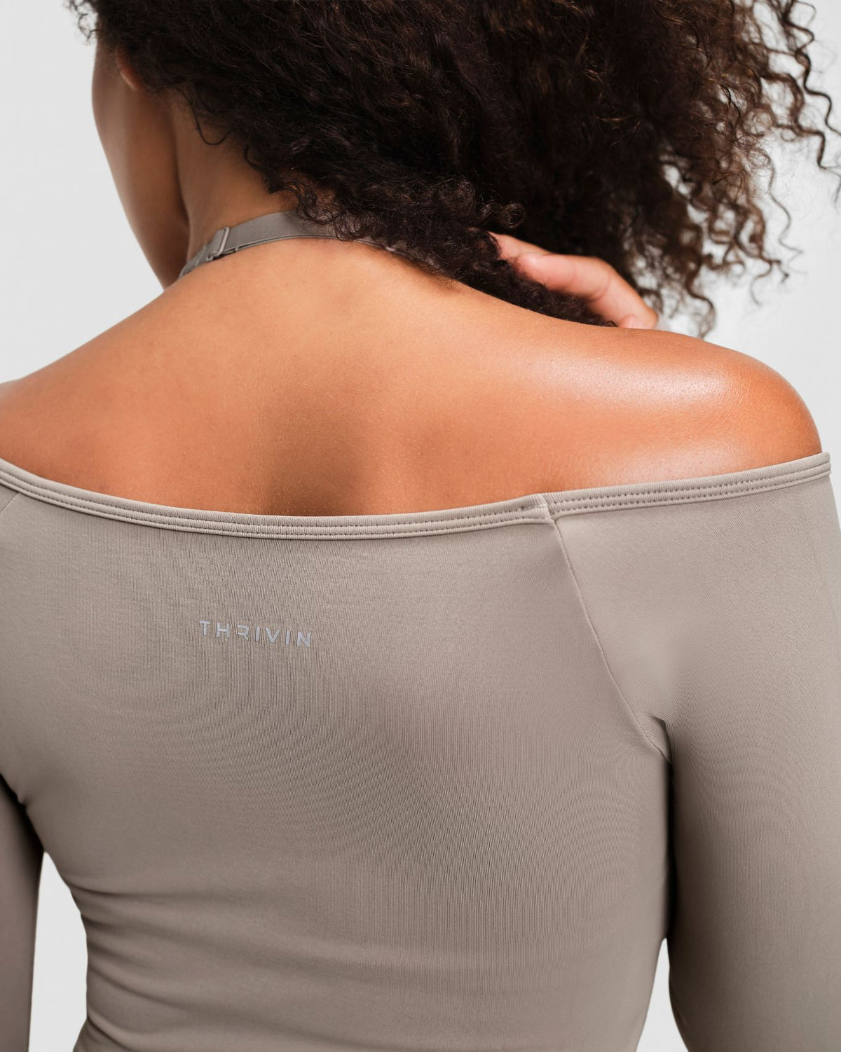 Elevate™ Sculpting Seamless V-Neck Top | Latte