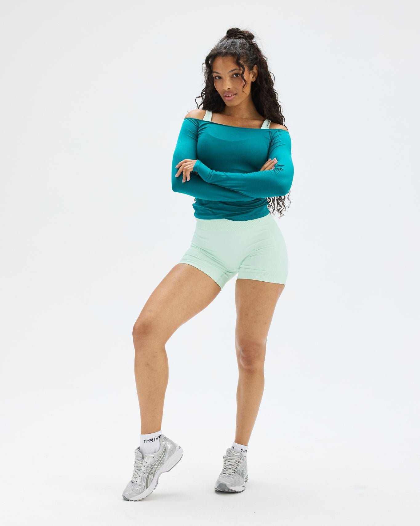 The Essential Collection Boat Neck Top | Harbor Blue
