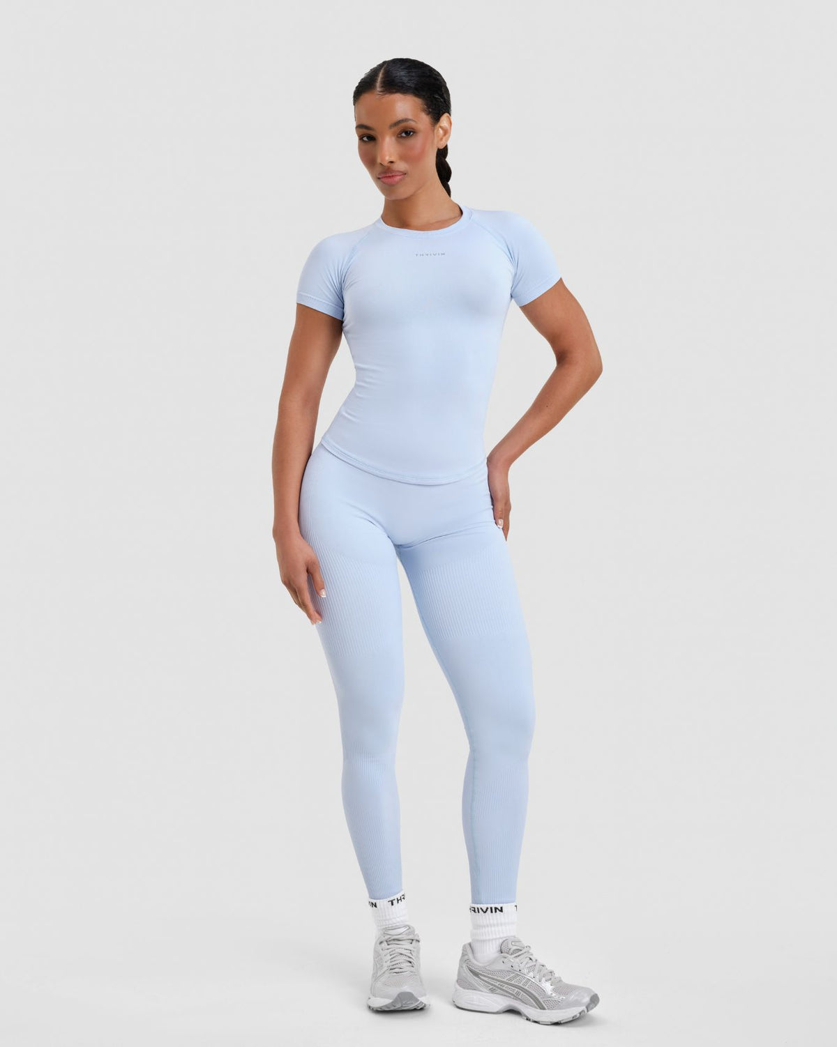 Elevate™ Compression T-Shirt | Ice Blue