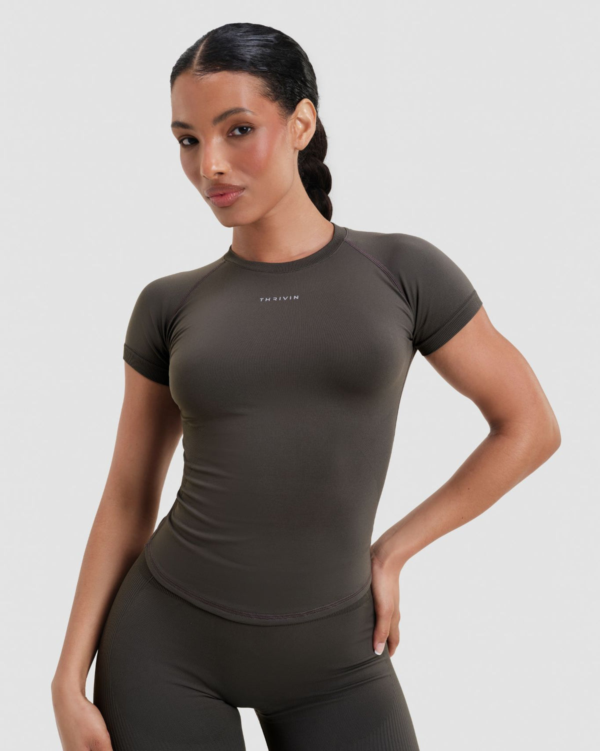 Elevate™ Compression T-Shirt | Olive Green