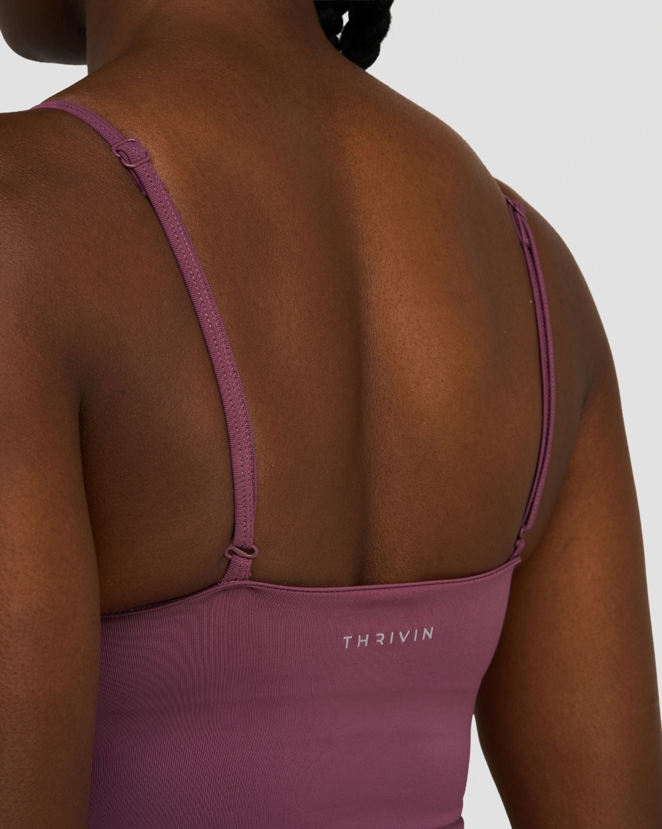 Elevate™ Camiseta Tirantes Sin Costuras con Escote Redondo de Modelado | Orquídea Malva