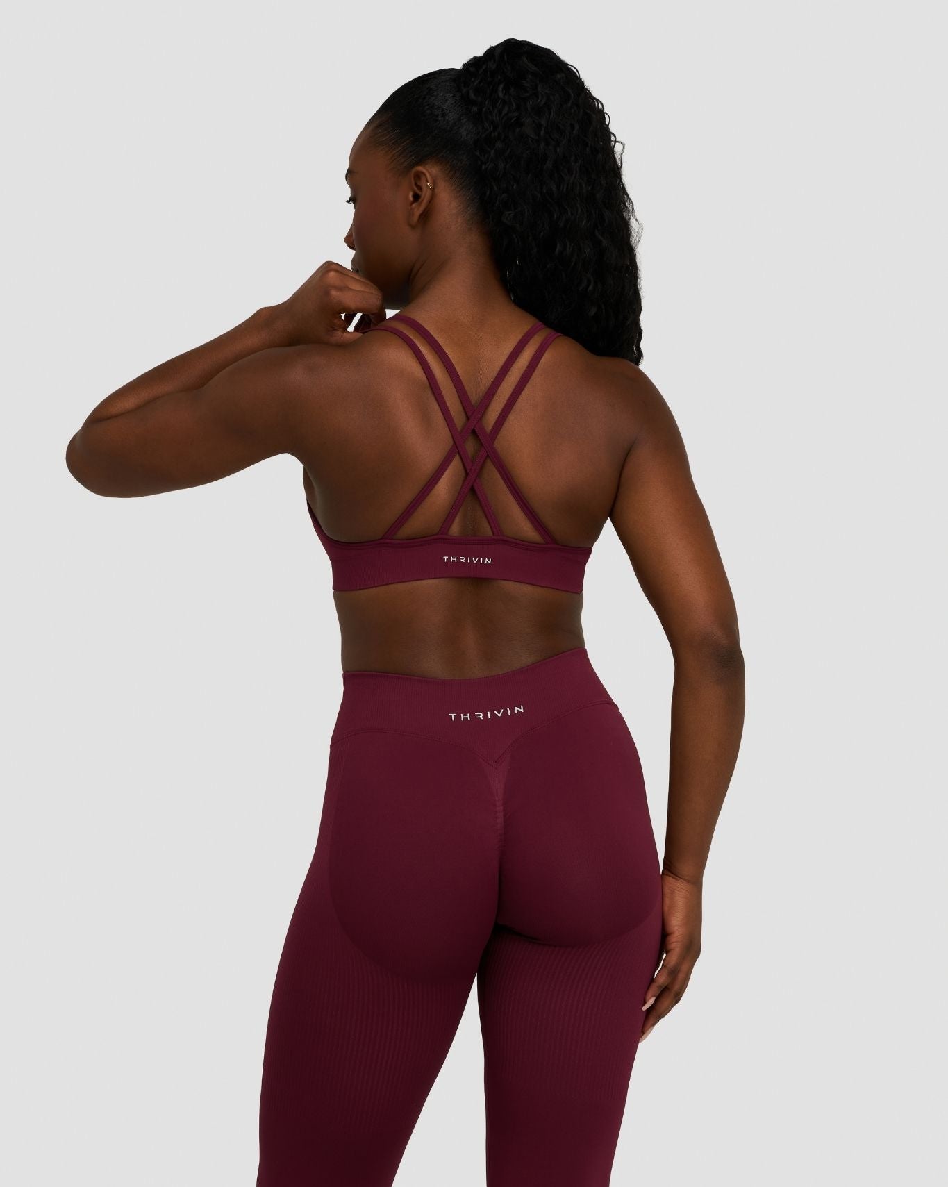 Elevate™ Sculpting Seamless High Apex Bra | Merlot