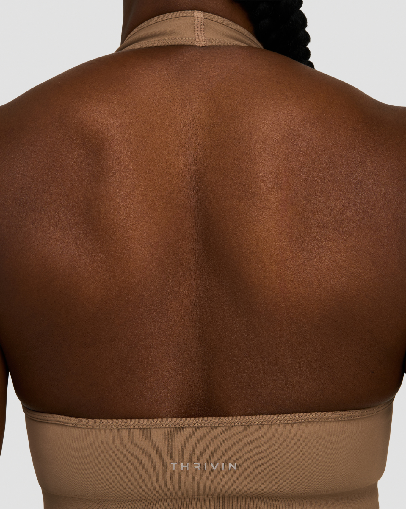Elevate™ Sculpting Seamless Halterneck Top | Toffee