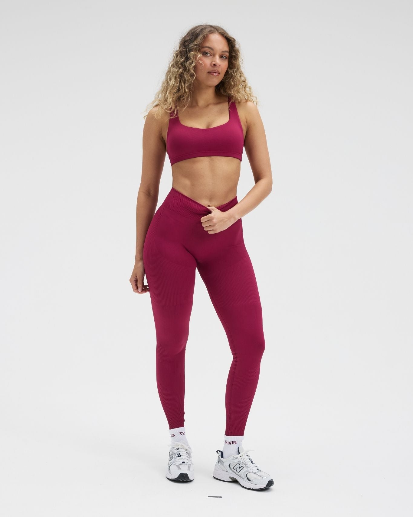 Elevate™ Sculpting Medium Impact Multiway Bra | Cherry Berry