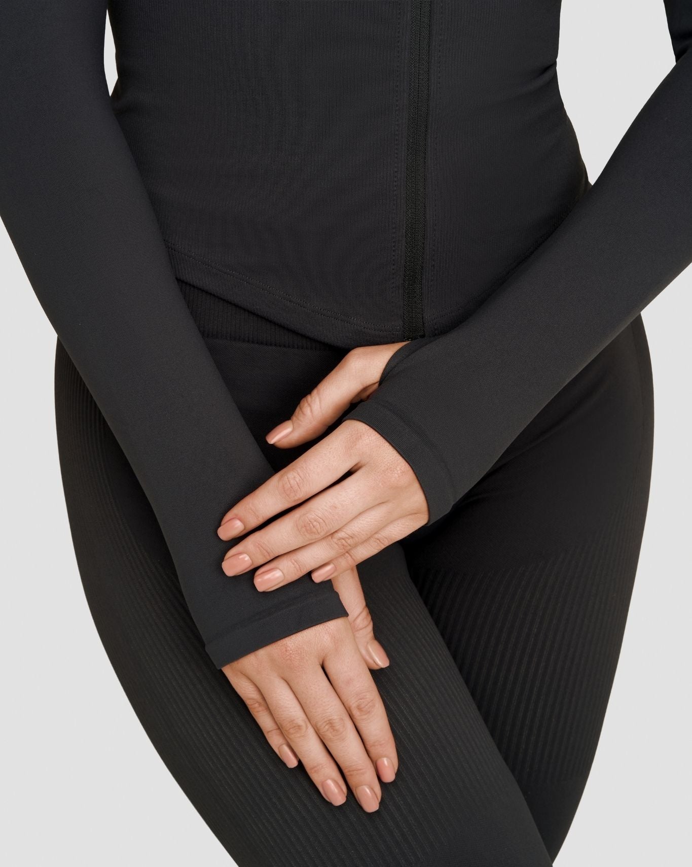 Elevate™ Chaqueta Sin Costuras de Modelado | Gris Carbón