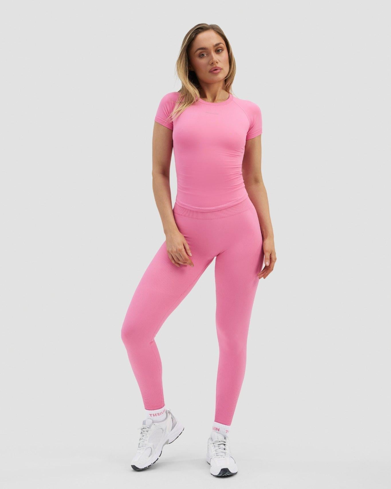Elevate™ Compression T-shirt | Bubble Pink