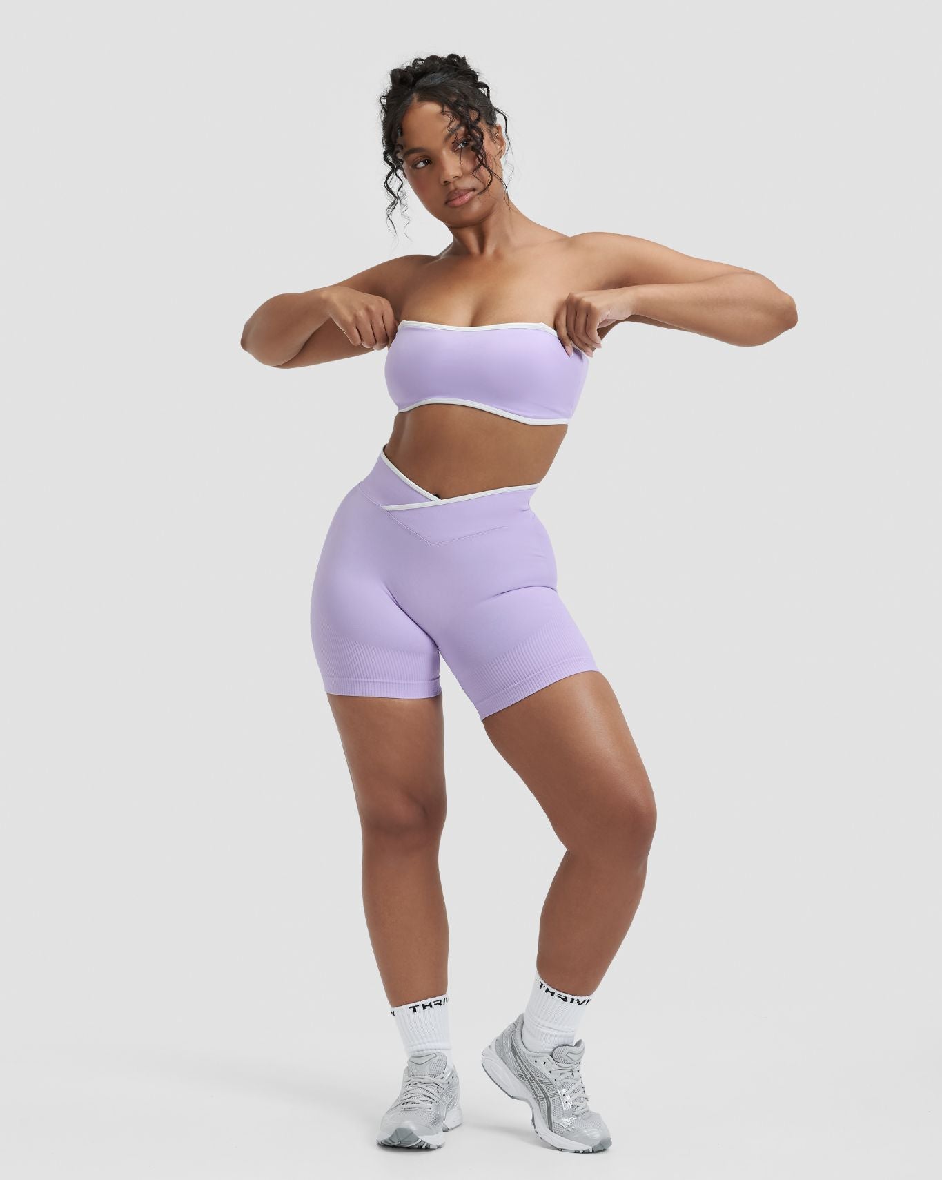 Elevate™ Outline Bandeau Bra | Lilac