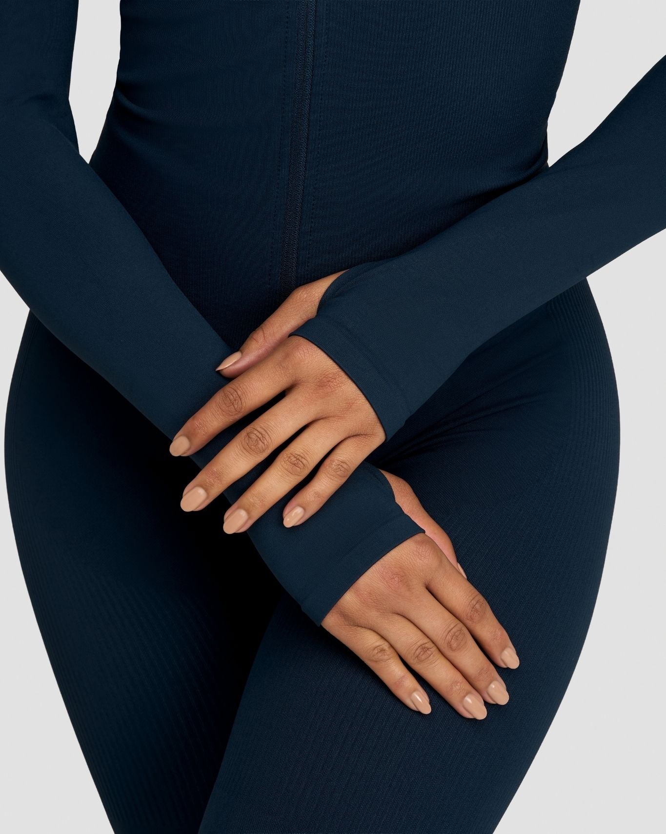 Elevate™ Chaqueta Moldeadora Sin Costuras | Azul Medianoche
