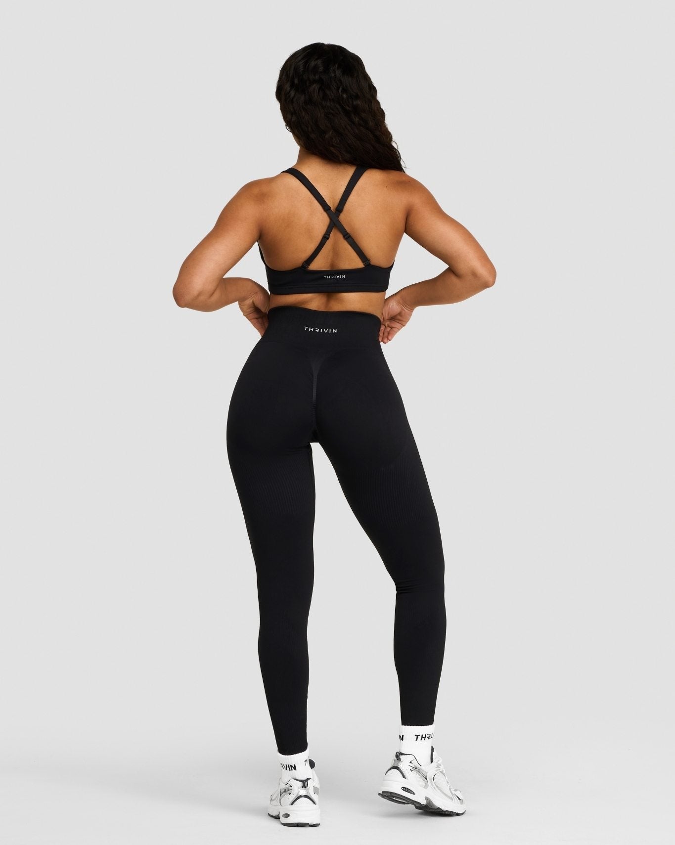 Elevate™ Sculpting High Waist Scrunch Leggings | Night Black
