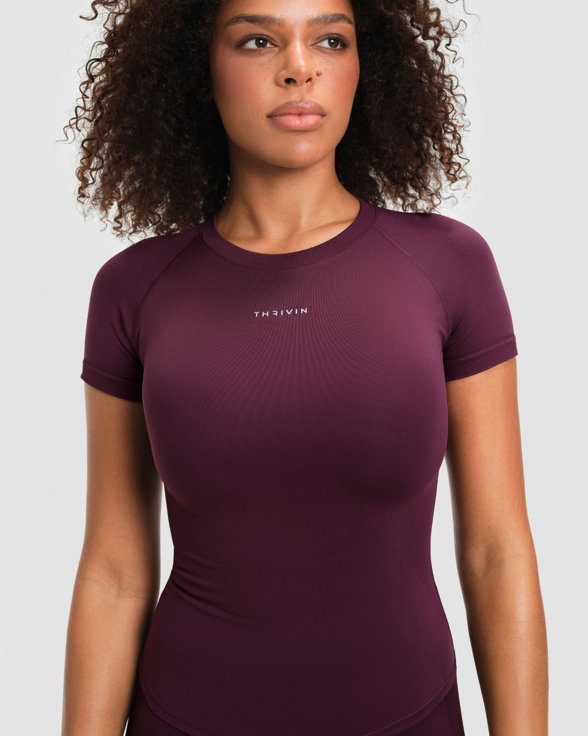 Elevate™ Compression T-Shirt | Winter Plum
