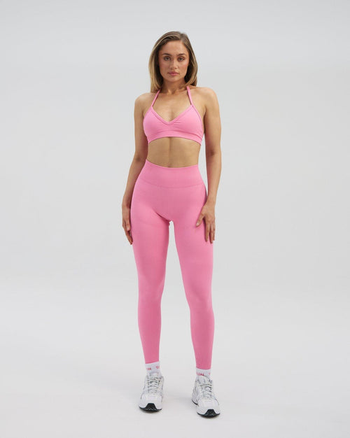 Elevate™ Sculpting High Waist Scrunch Leggings | Bubble Pink