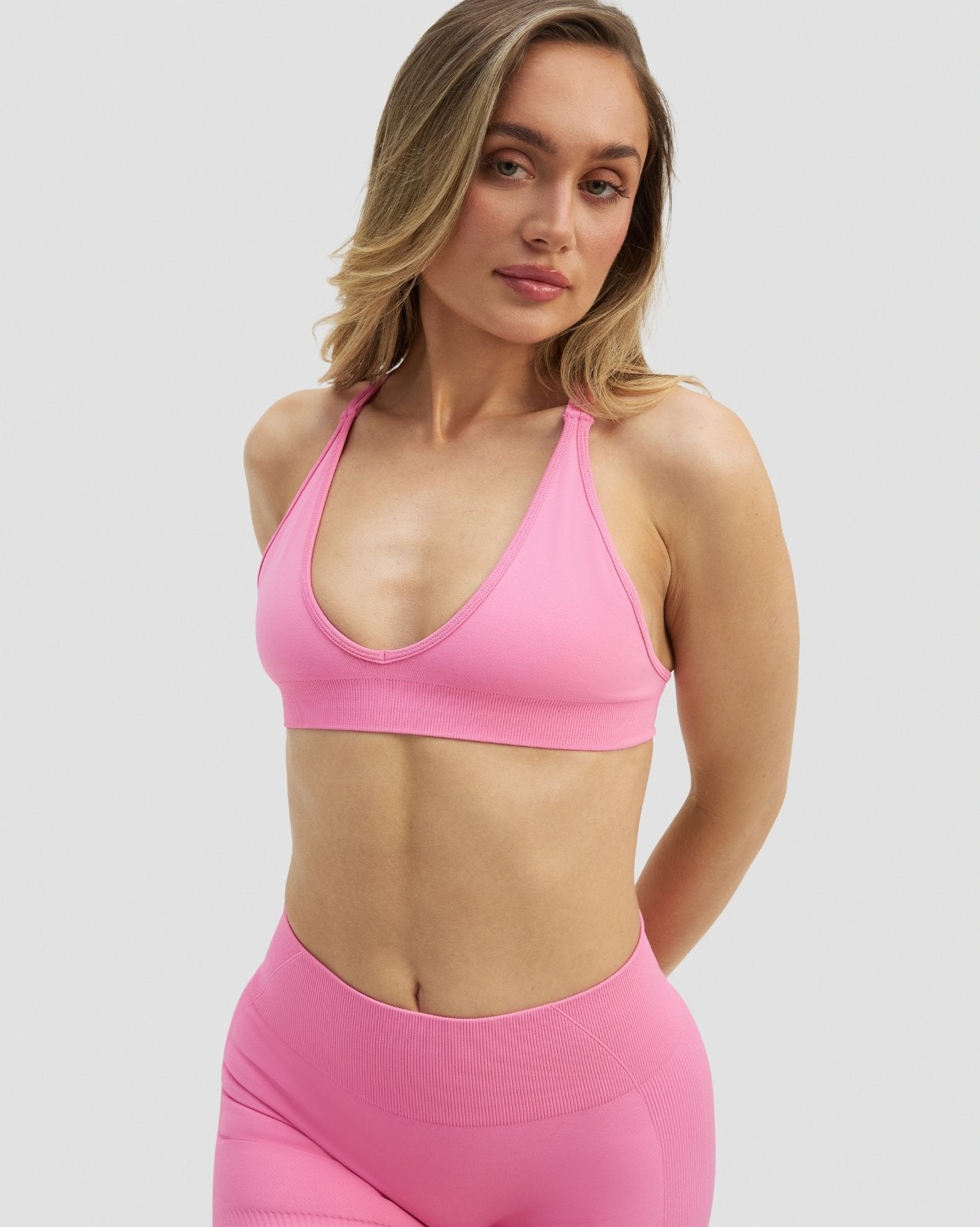 Elevate™ Sculpting Seamless High Apex Bra | Bubble Pink