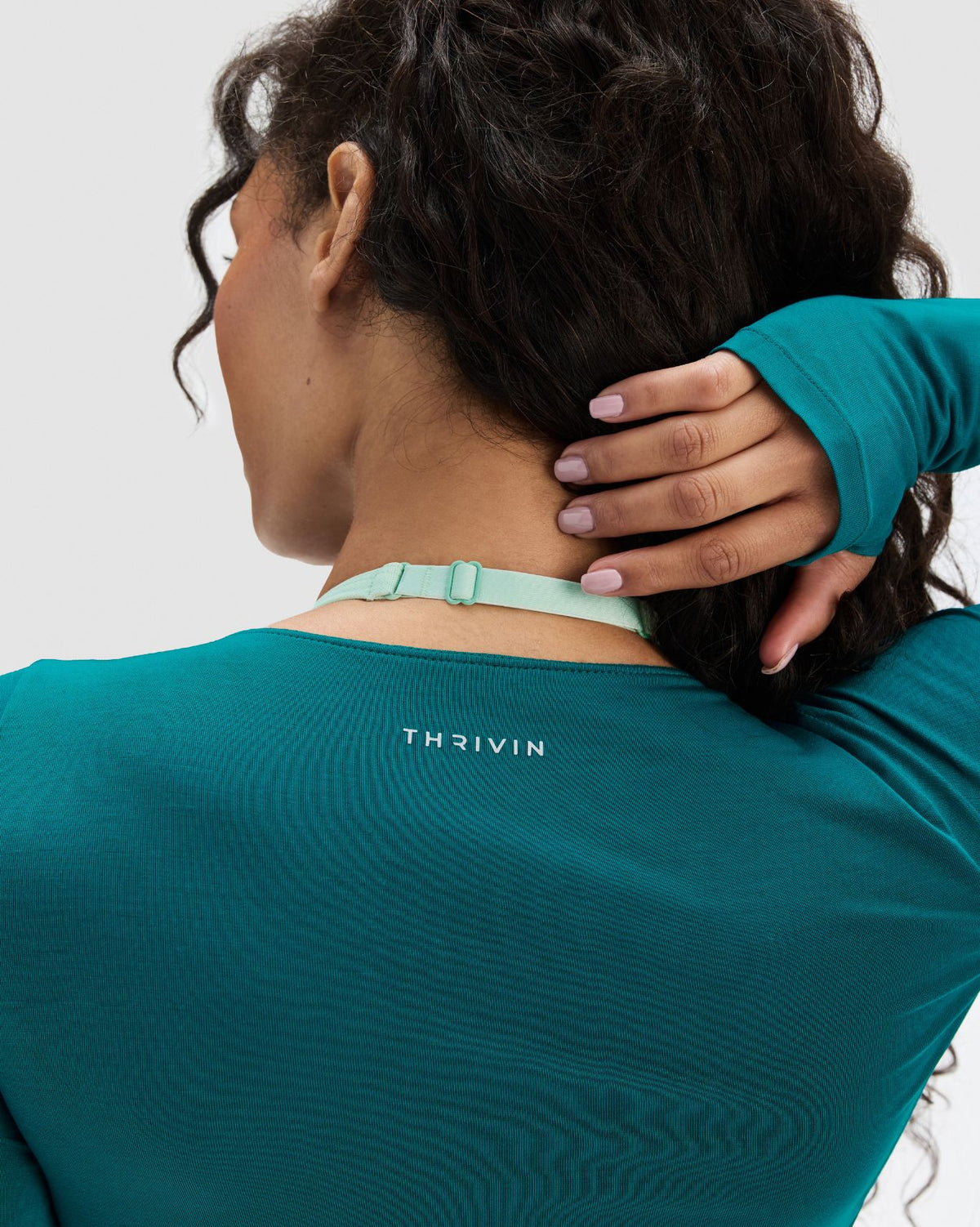 The Essential Collection Sheer Crop Wrap | Harbor Blue