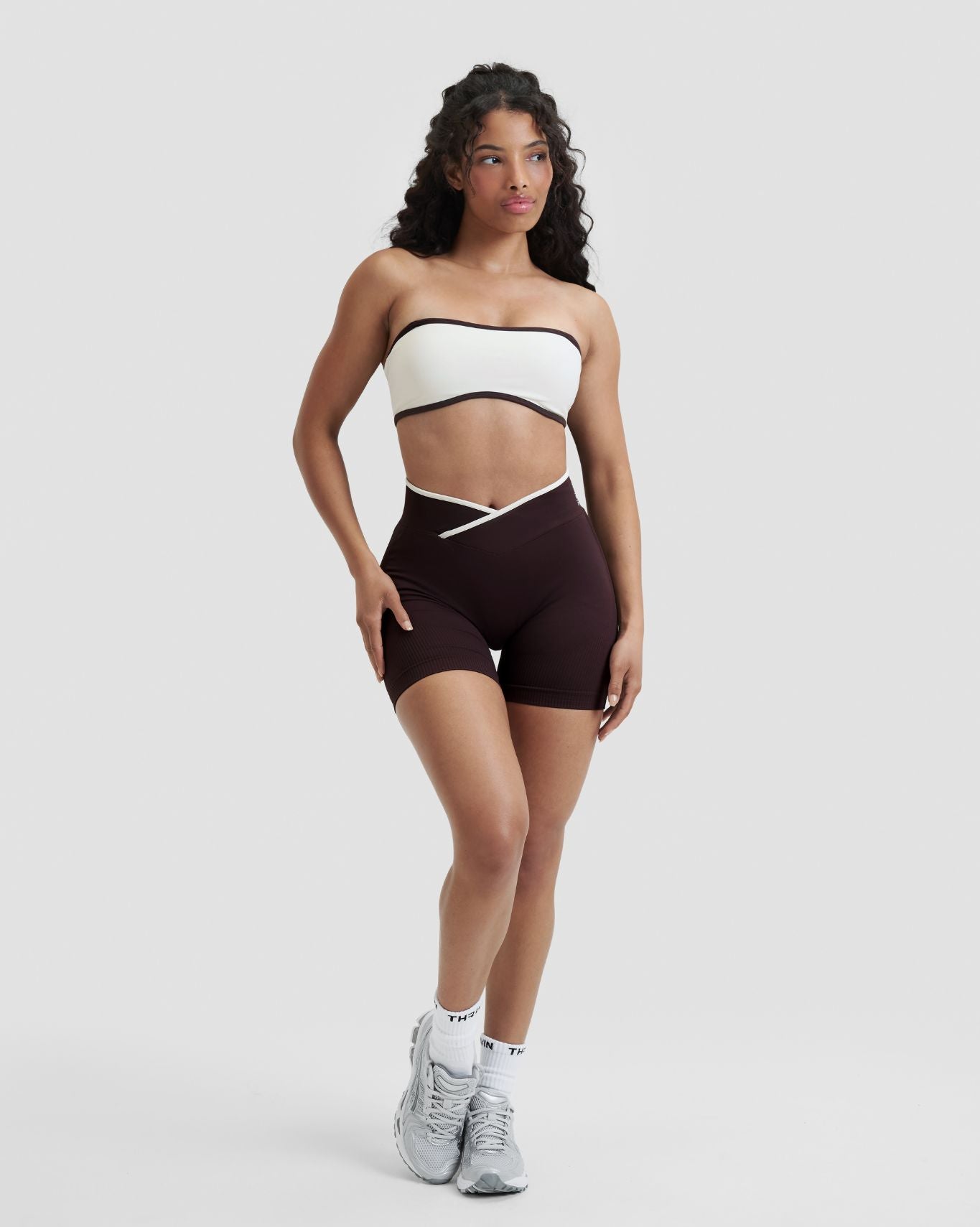 Elevate™ Outline Bandeau Bra | Cream