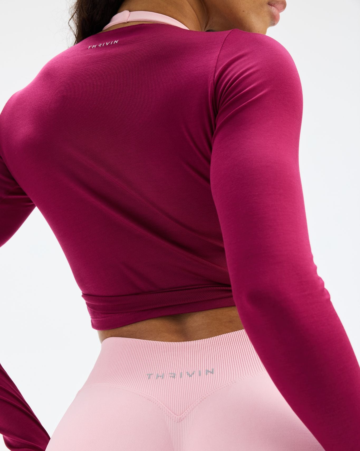 The Essential Collection Sheer Crop Wrap | Cherry Berry