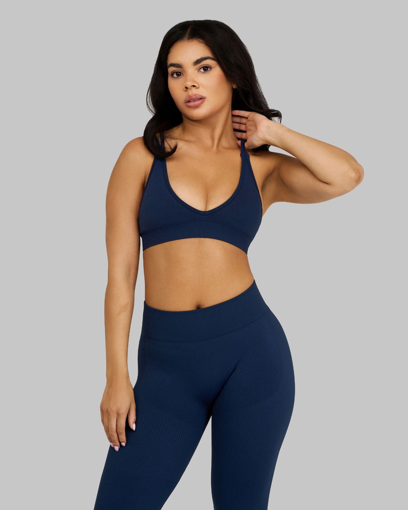Elevate™ Sculpting Seamless High Apex Bra | Midnight Navy