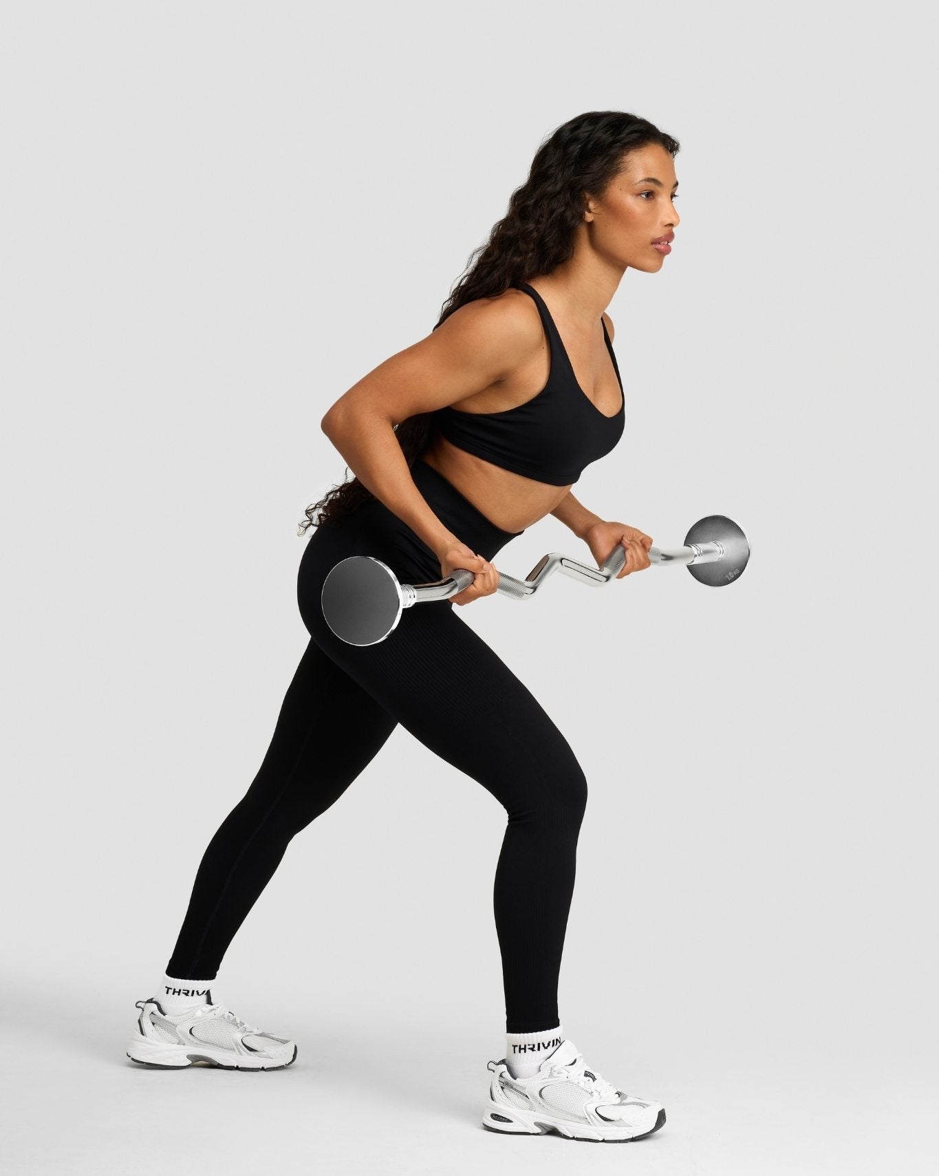 High Waist Scrunch Butt Leggings - Night Black | Thrivin