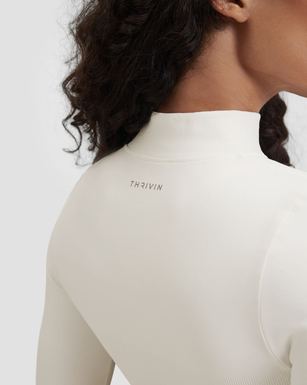 Elevate™ Compression Long Sleeve Jacket | Cream