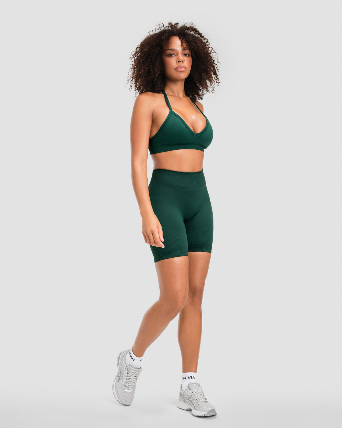 Arise - Seamless Sculpt Ribbed Contour Leggings - Zwart