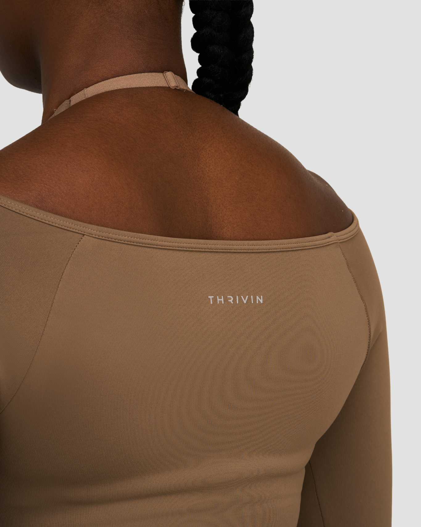 Elevate™ Sculpting Seamless V-Neck Top | Toffee