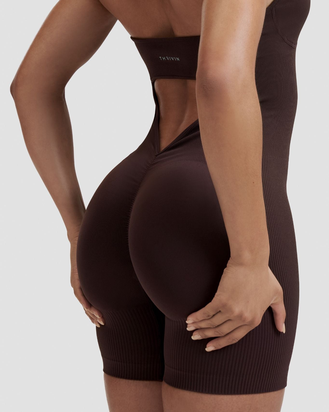 Elevate™ Sculpting Halterneck All In One | Coffee