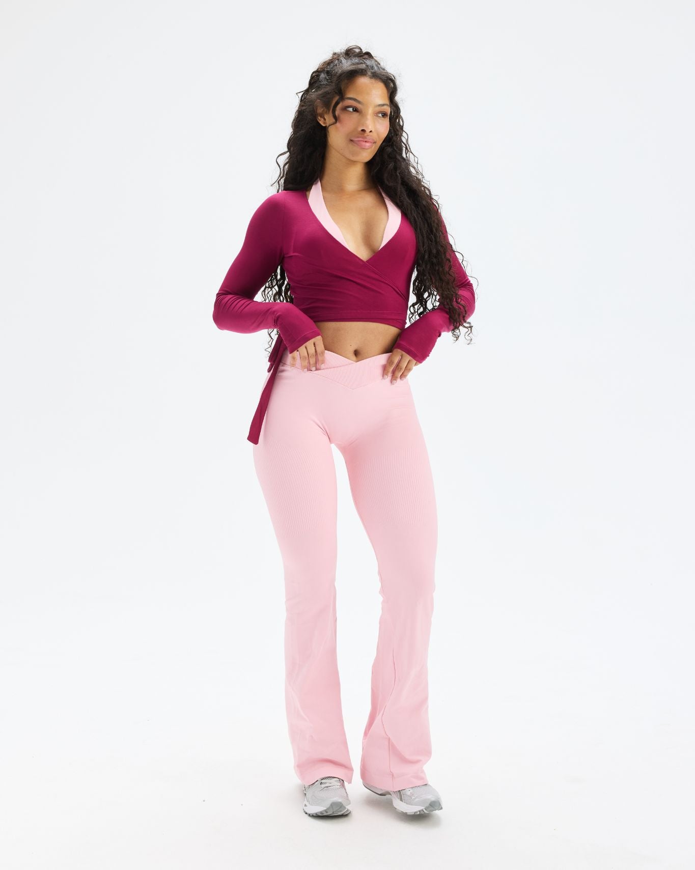 The Essential Collection Sheer Crop Wrap | Cherry Berry