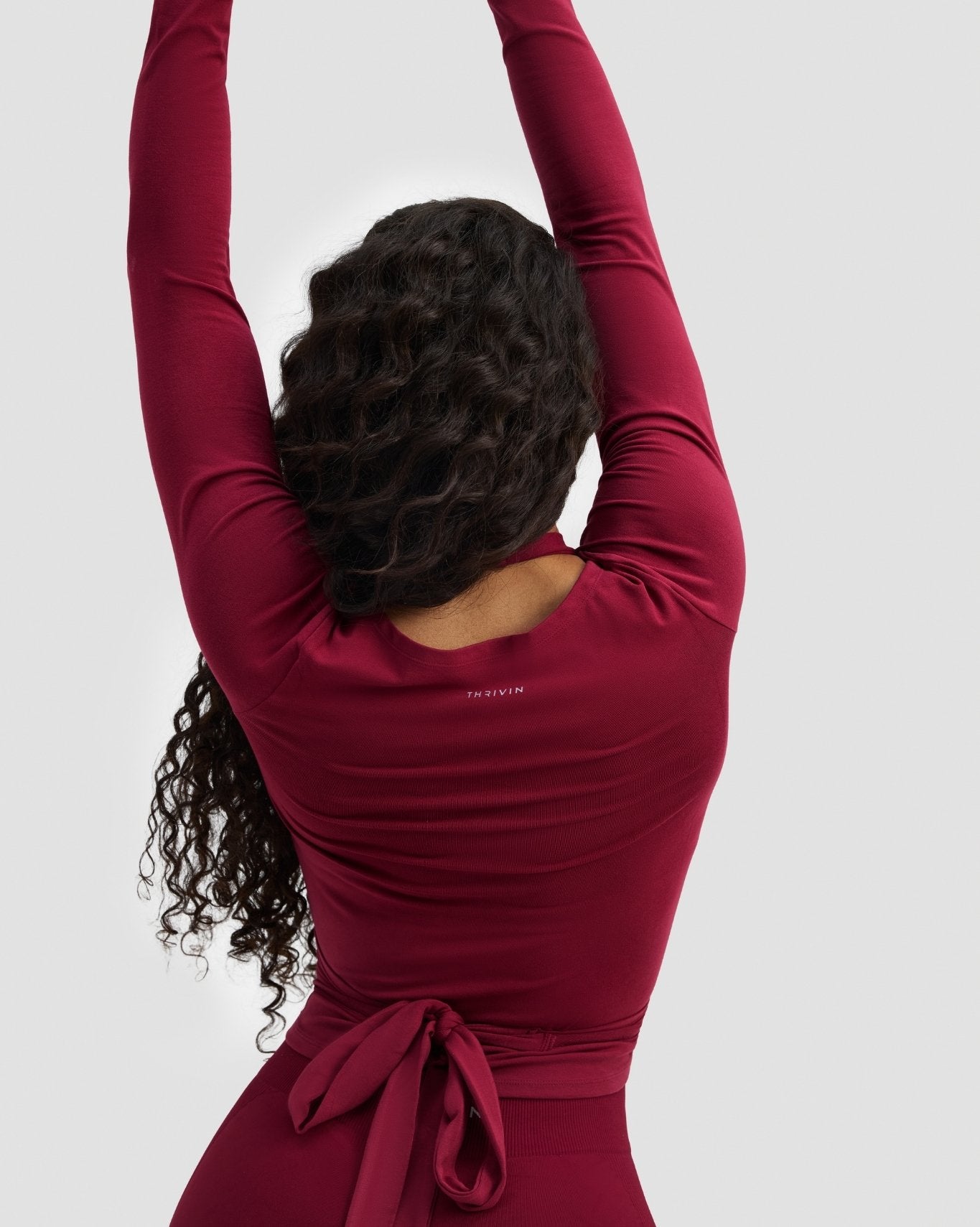 The Essential Collection Wrap Top | Raspberry