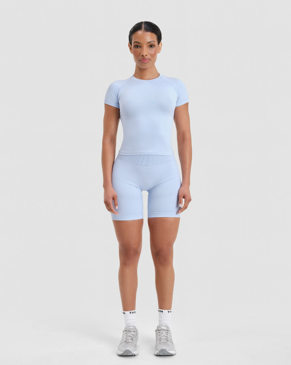 Elevate™ Compression Baby T-Shirt | Ice Blue