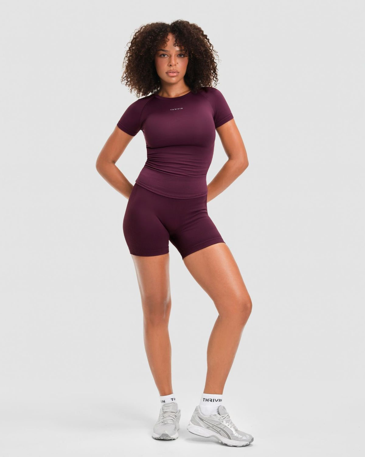 Elevate™ Compression T-Shirt | Winter Plum