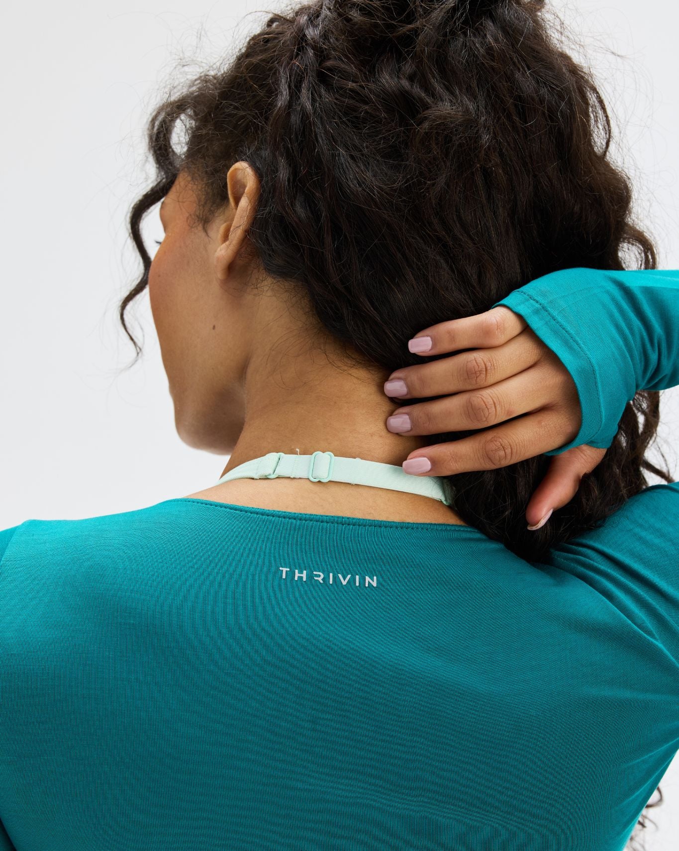 The Essential Collection Sheer Crop Wrap | Harbor Blue