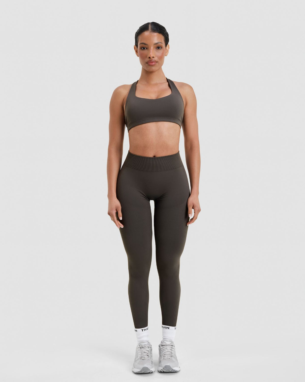 Elevate™ Sculpting Medium Impact Multiway Bra | Olive Green