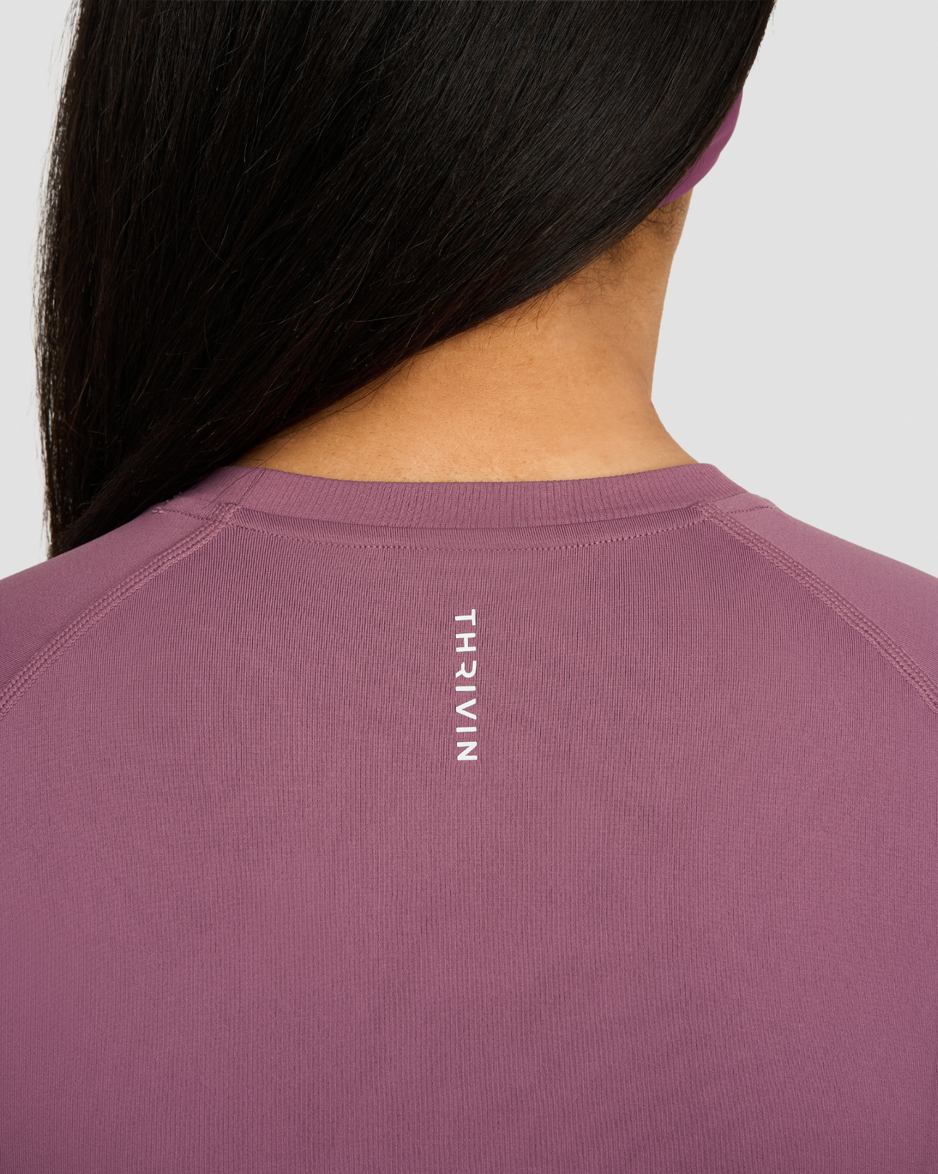 Camiseta de compresión Elevate™ | Malva Orquídea
