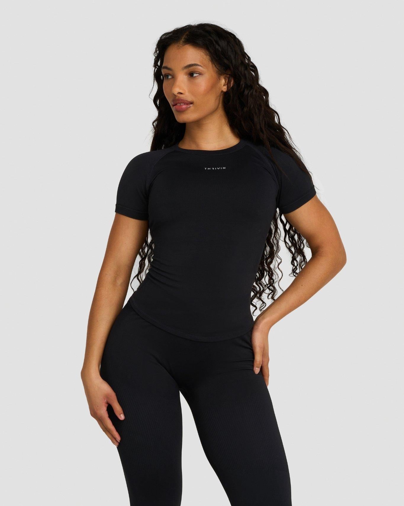 Elevate™ Compression T-shirt | Night Black