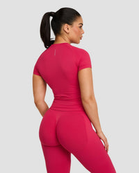 Elevate™ Compression T-shirt | Strawberry