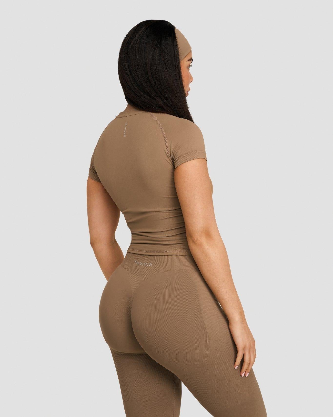 Elevate™ Compression T-Shirt | Toffee