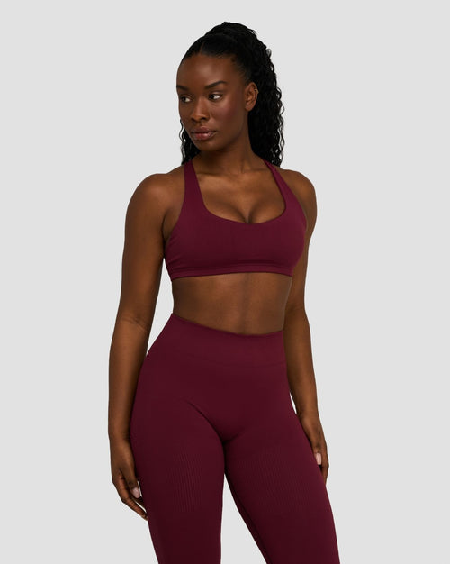 Elevate™ Sculpting Medium Impact Multiway Bra | Merlot
