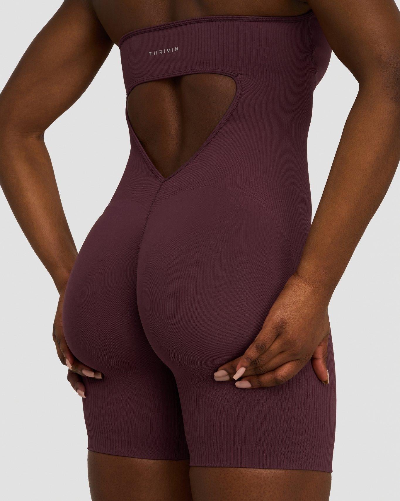 Elevate™ Women's Sculpting Halterneck All In One Jumpsuit - Dark