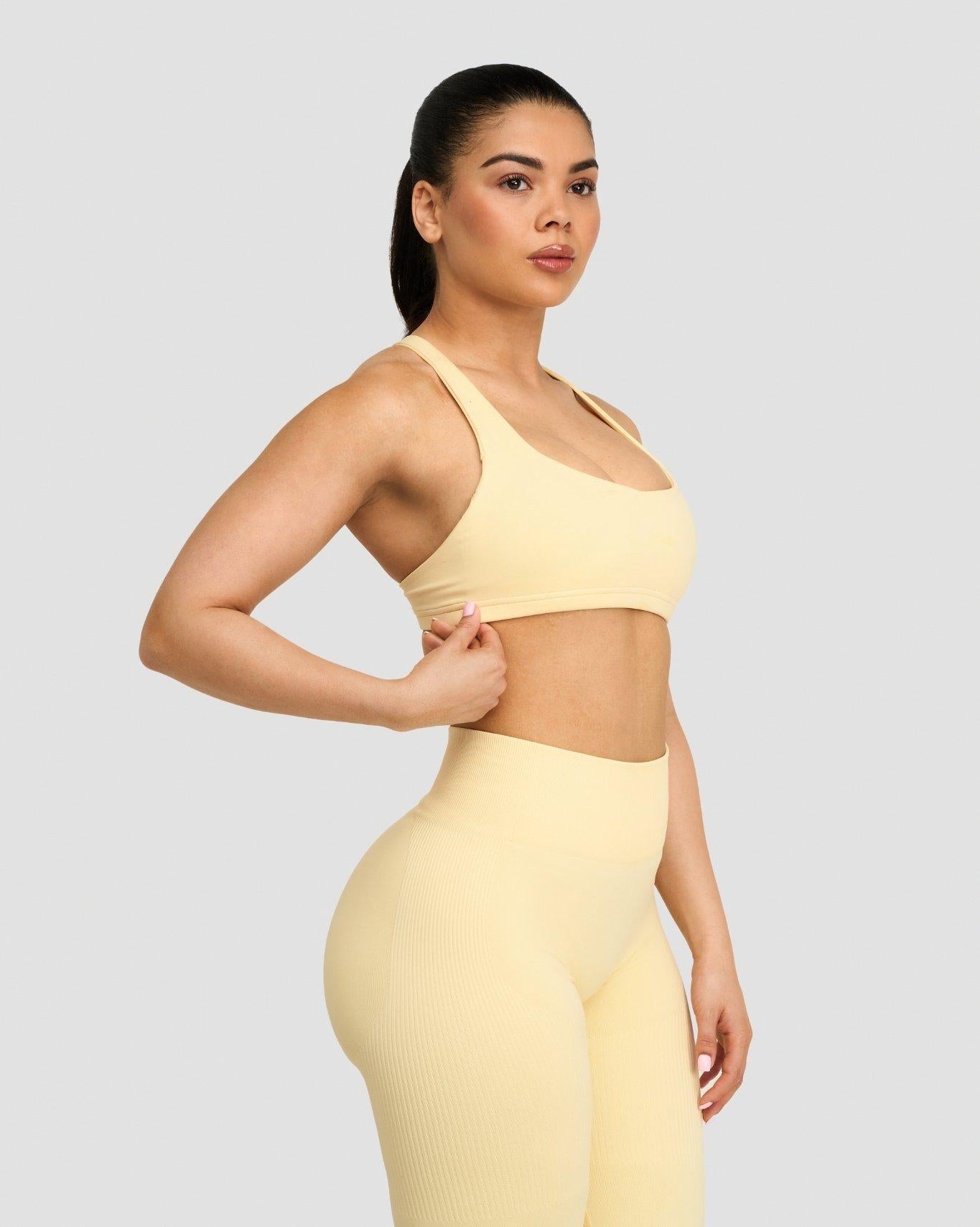 Elevate™ Sculpting Medium Impact Multiway Bra | Golden Butter