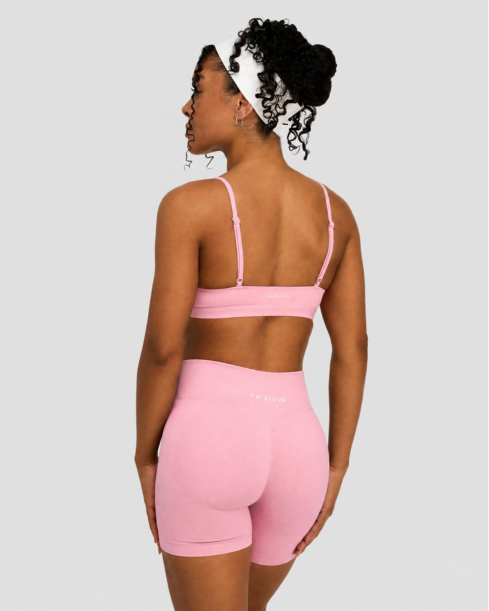 Elevate™ Sculpting Seamless Scoop Neck Bra | Cotton Pink