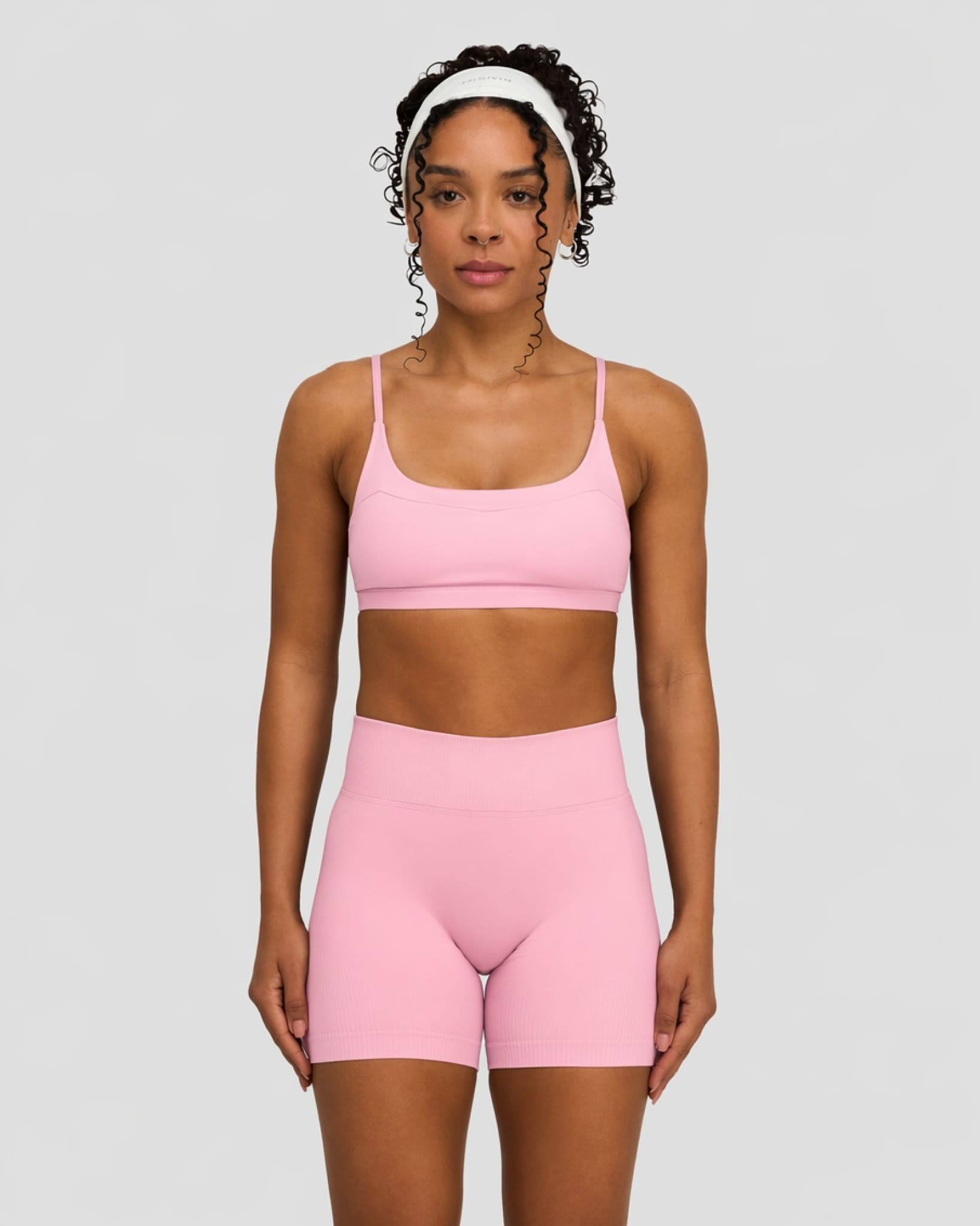 Elevate™ Sculpting Seamless Scoop Neck Bra | Cotton Pink