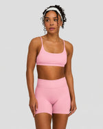 Elevate™ Sculpting Seamless Scoop Neck Bra | Cotton Pink