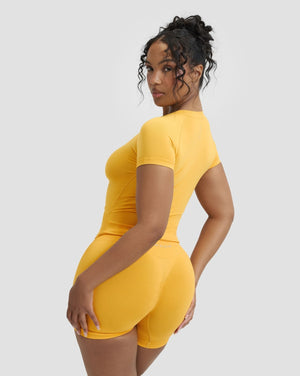 Hot Yellow Summer 2-Piece Outfit