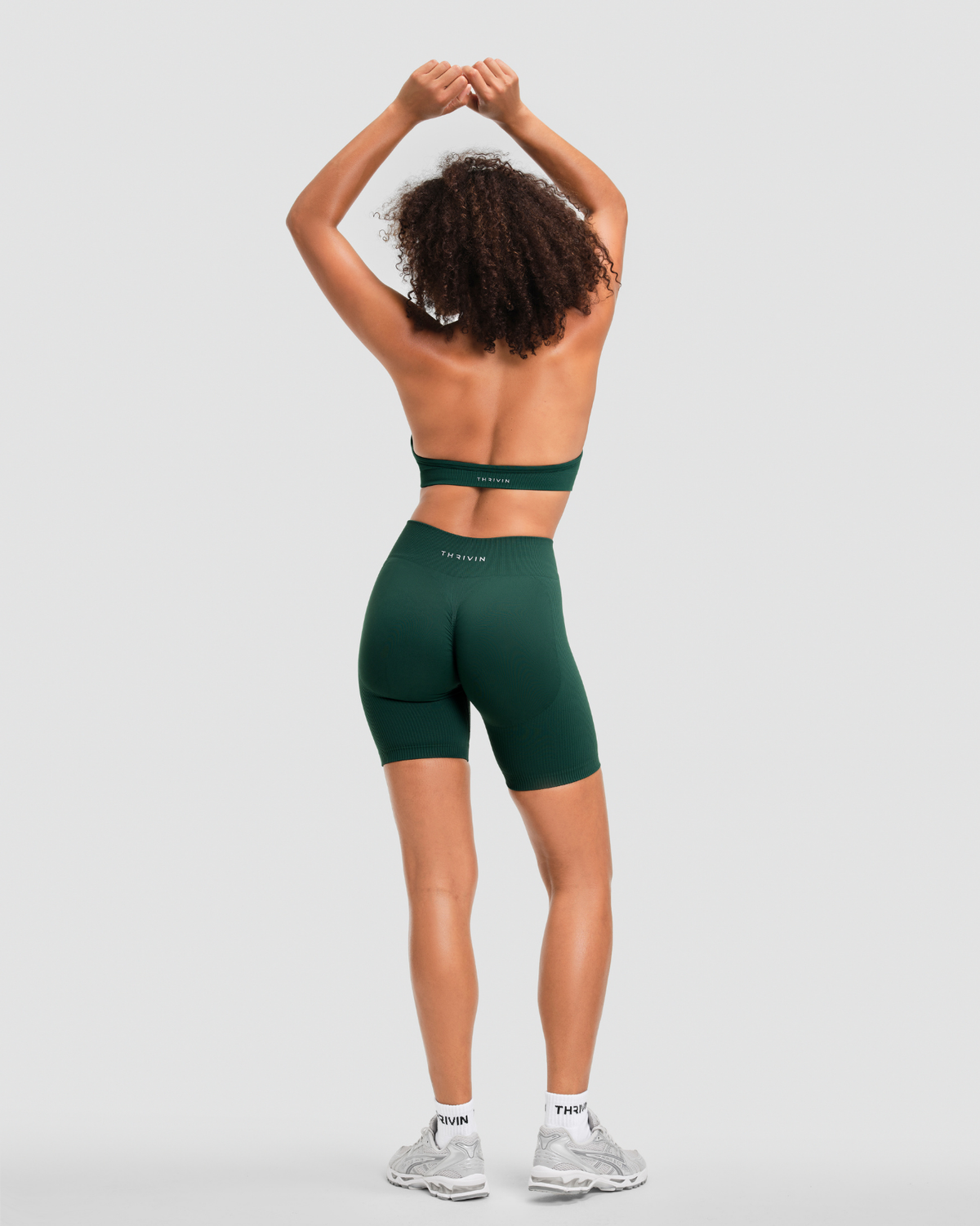 Arise - Seamless Sculpt Ribbed Contour Leggings - Zwart