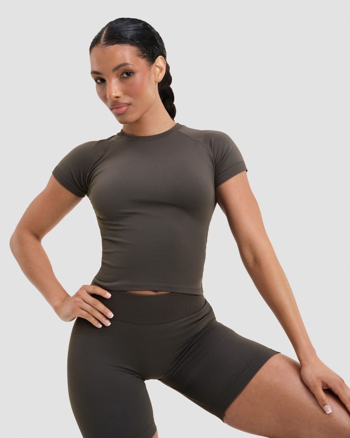 Elevate™ Compression Baby T-Shirt | Olive Green