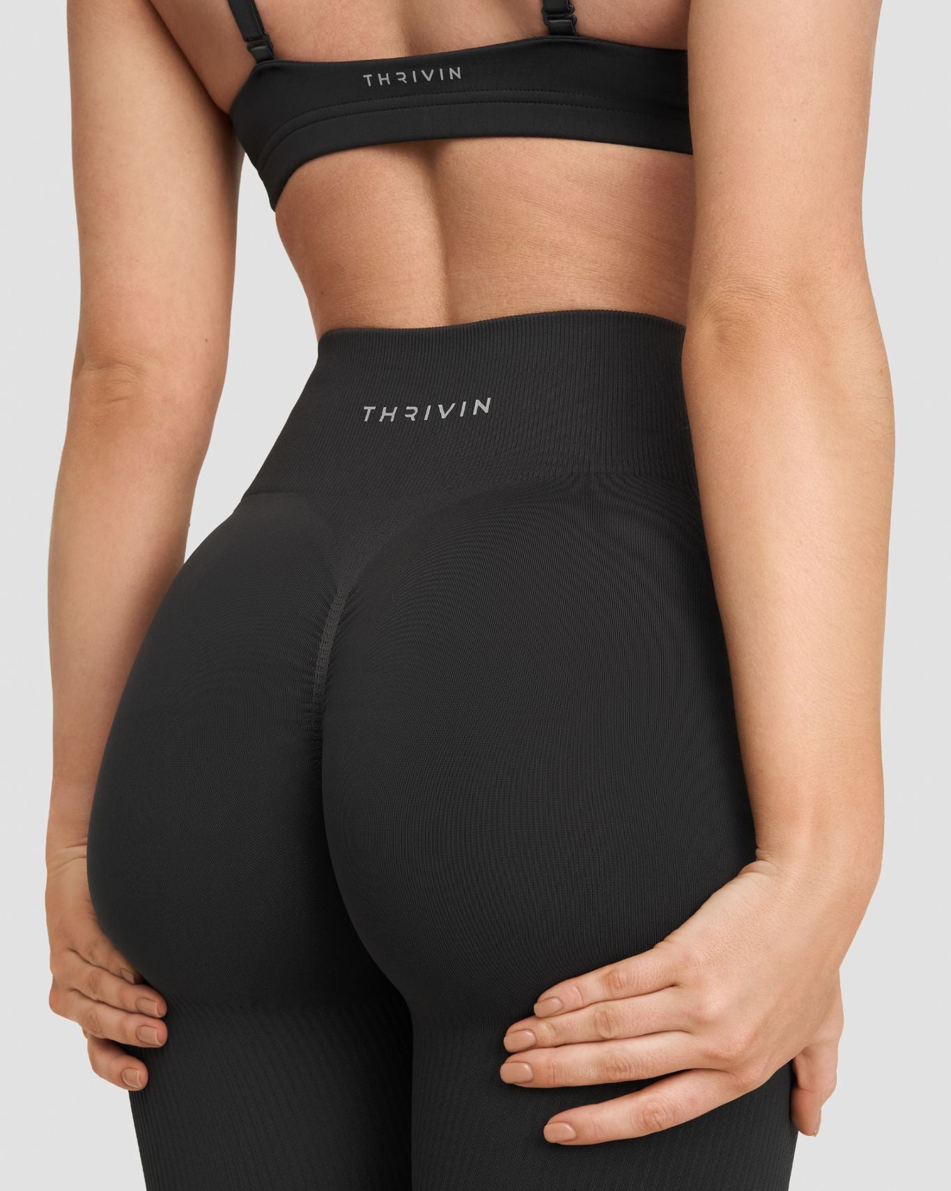 Elevate™ Sculpting High Waist Scrunch Leggings | Charcoal Grey
