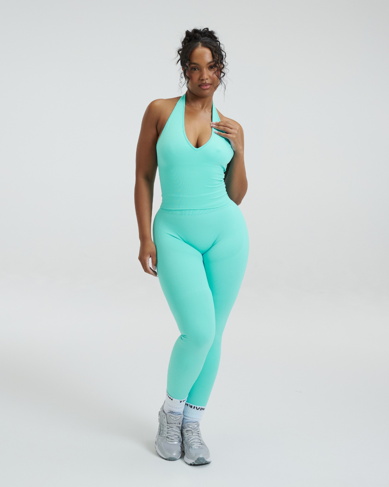 Elevate™ Top Halter Sin Costuras de Modelaje | Clear Tides
